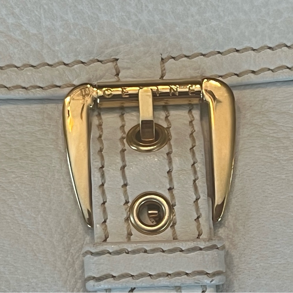 Celine White Lambskin Convertible Clutch - Picture 8 of 14